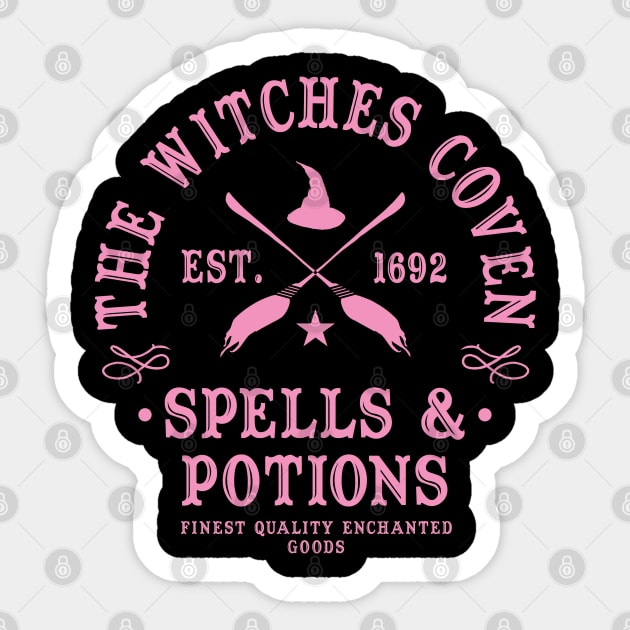 Wiccan Occult Witchcraft Witches Coven Spells & Potions Sticker by ShirtFace